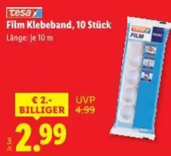 Lidl Film klebeband, 10 stück Angebot