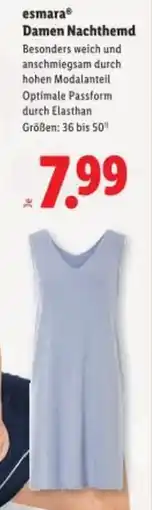 Lidl Esmara® damen nachthemd Angebot