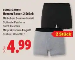 Lidl Esmara men herren boxer, 2 stück Angebot