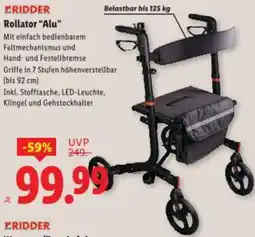 Lidl Ridder rollator alu Angebot
