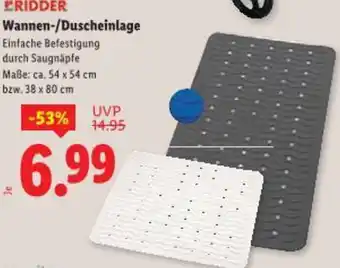 Lidl Ridder wannen-/duscheinlage Angebot