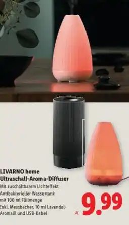 Lidl Livarno home ultraschall-aroma-diffuser Angebot