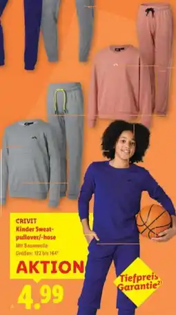 Lidl Crivit kinder sweat- pullover/-hose Angebot