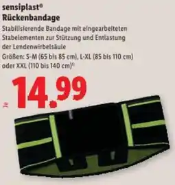 Lidl Sensiplast® rückenbandage Angebot
