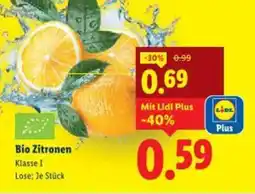 Lidl Bio zitronen kl Angebot