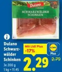 Lidl Dulano schwarzwalder schinken Angebot