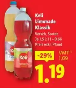 Lidl Keli limonade klassik Angebot