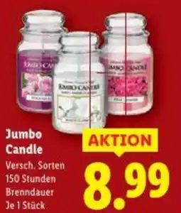 Lidl Jumbo candle Angebot