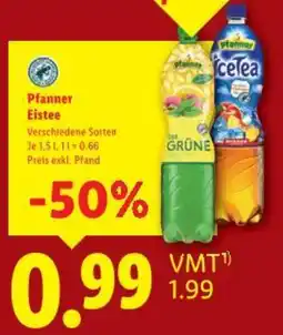 Lidl Pfanner eistee Angebot
