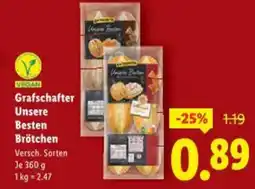 Lidl Vegan grafschafter unsere besten brötchen Angebot