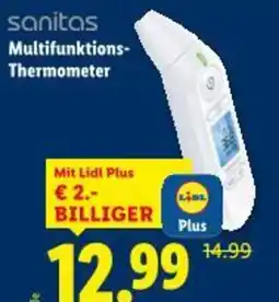 Lidl Sanitas multifunktions- thermometer Angebot