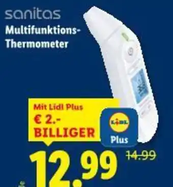 Lidl Sanitas multifunktions- thermometer Angebot