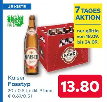 T&G Kaiser fasstyp Angebot