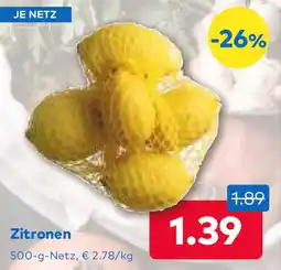 T&G Zitronen Angebot