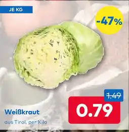 T&G Weißkraut Angebot