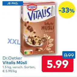 T&G Dr.oetker vitalis müsli Angebot
