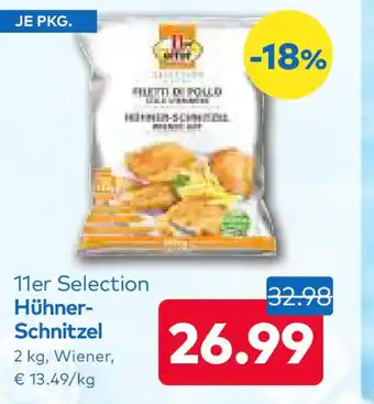T&G 11er selection hühner- schnitzel Angebot