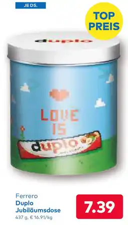 T&G Ferrero duplo jubiläumsdose Angebot