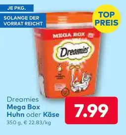 T&G Dreamies Mega Box Huhn oder Käse Angebot