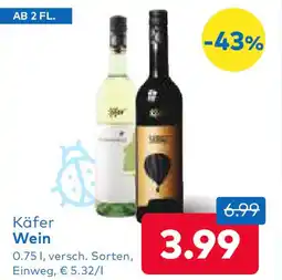 T&G Käfer wein Angebot
