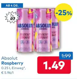 T&G Absolut raspberry Angebot