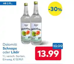 T&G Dolomiti Schnaps oder Likör Angebot