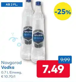 T&G Novgorod vodka Angebot