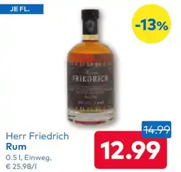 T&G Herr friedrich rum Angebot