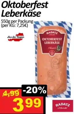 Wurstico Oktoberfest leberkäse Angebot