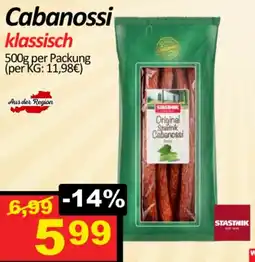 Wurstico Cabanossi klassisch Angebot