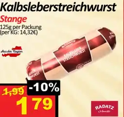 Wurstico Kalbsleberstreichwurst stange Angebot