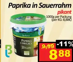 Wurstico Paprika in sauerrahm Angebot