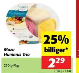 Nah&Frisch Maza hummus trio Angebot