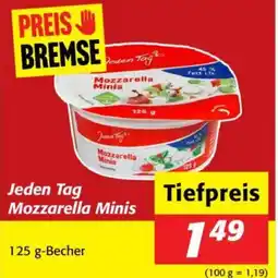 Nah&Frisch Jeden tag mozzarella minis Angebot