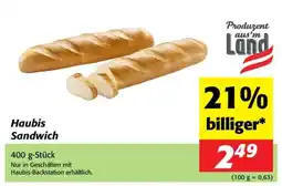 Nah&Frisch Haubis sandwich Angebot