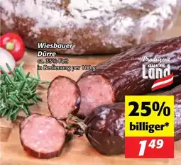 Nah&Frisch Wiesbauer dürre Angebot