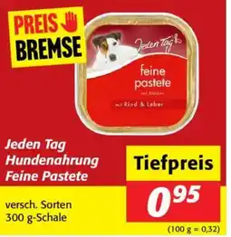 Nah&Frisch Jeden tag hundenahrung feine pastete Angebot