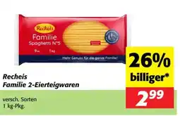 Nah&Frisch Recheis familie 2-eierteigwaren Angebot