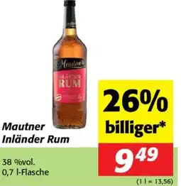 Nah&Frisch Mautner inländer rum Angebot