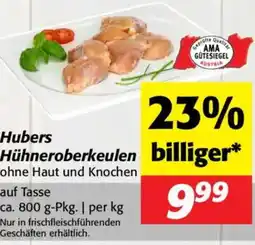 Nah&Frisch Hubers hühneroberkeulen Angebot