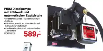 Lagerhaus Piusi dieselpumpe mit zählwerk und automatischer zapfpistole Angebot