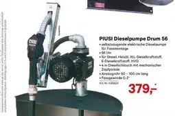 Lagerhaus PIUSI Dieselpumpe Drum 56 Angebot