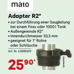 Lagerhaus mato Adapter R2 Angebot