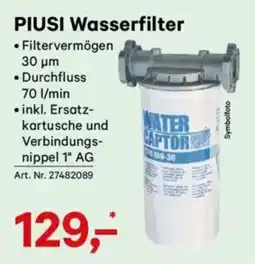 Lagerhaus Piusi wasserfilter Angebot