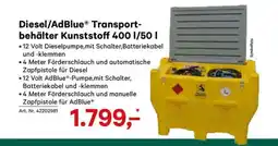 Lagerhaus Diesel/adblue® transport- behälter kunststoff 400 1/50 1 Angebot