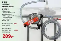 Lagerhaus Piusi adblue- handkurbel- pumpe Angebot