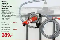 Lagerhaus PIUSI AdBlue- Handkurbel- pumpe Angebot