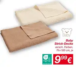 KiK Baby Strick-Decke Angebot