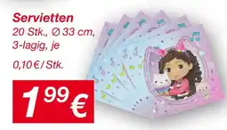 KiK Servietten Angebot