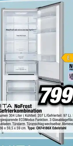 Red Zac ELVITA NoFrost Kühl-/Gefrierkombination Angebot